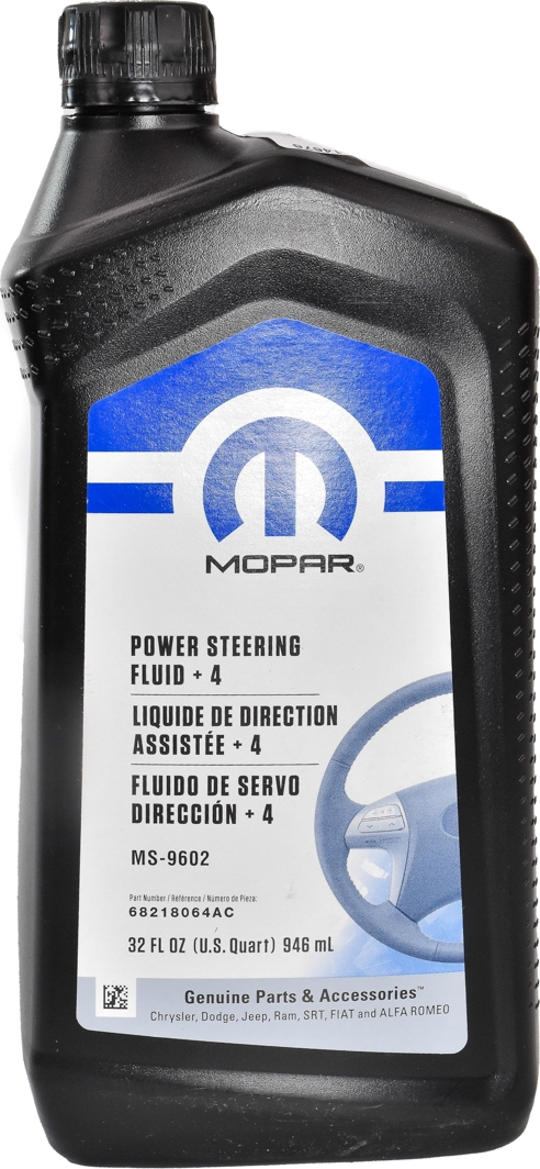 

Трансмиссионное масло Mopar Power Steering Fluid +4 синтетическое 68218064AC