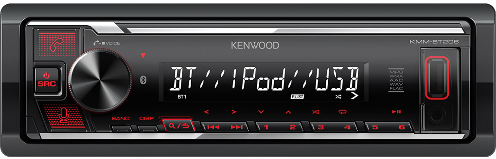 

Магнитола Kenwood KMM-BT206