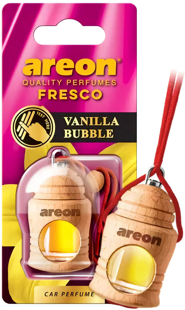 

Ароматизатор Areon Fresco Vanilla Bubble 36 г 5 мл FRTN30