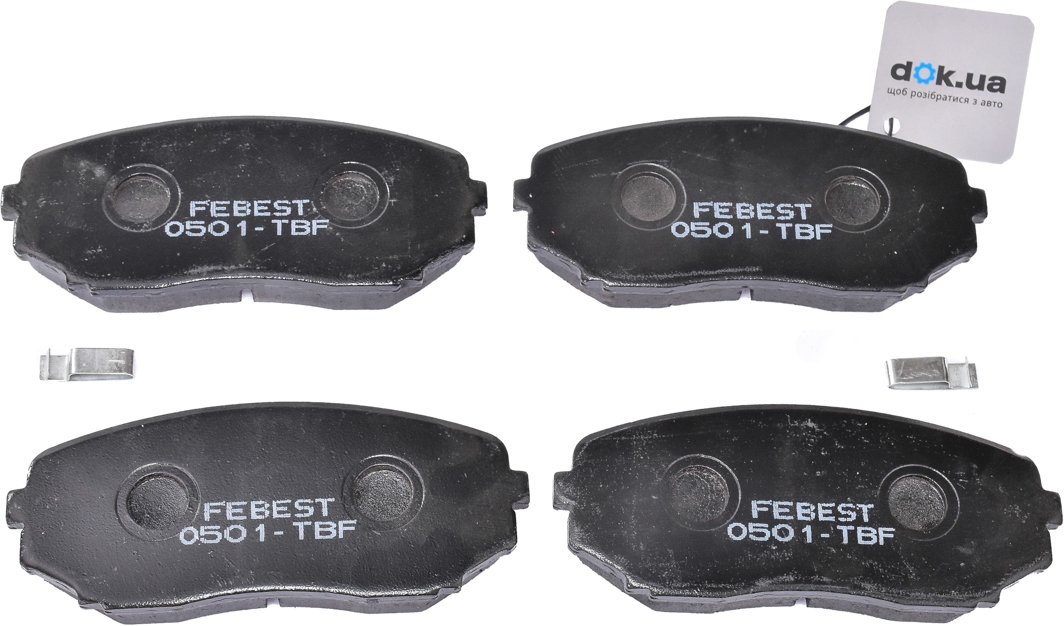 

Febest 0501TBF Тормозные колодки