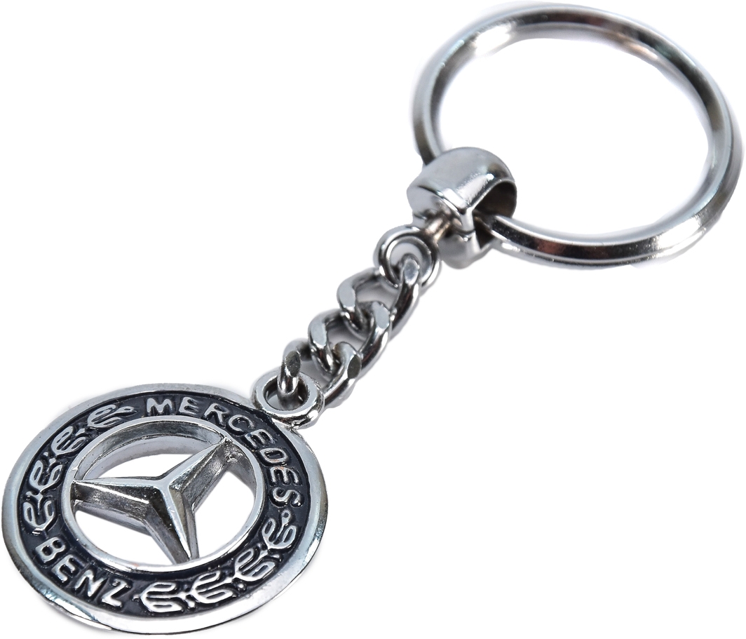 

Брелок AutoTechteile с логотипом Merсedes-Benz серый MB4