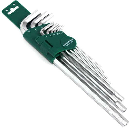 

Набор ключей шестигранных Jonnesway H03SM109S 1,5-10 мм 9 шт