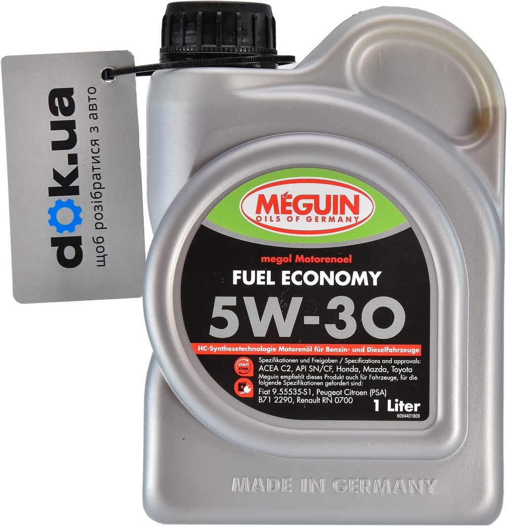 

Моторное масло Meguin Fuel Economy 5W-30 синтетическое 9441