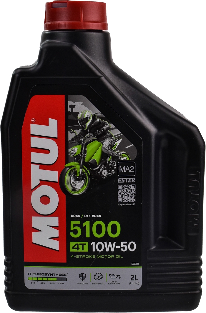 

Моторное масло 4T Motul 5100 10W-50 полусинтетическое 836821