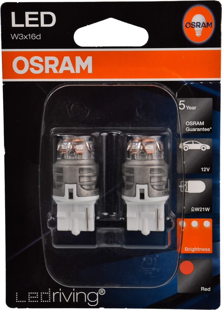 

Автолампа Osram 7905R-02B LEDriving Premium W21W W3x16d 1,5 W