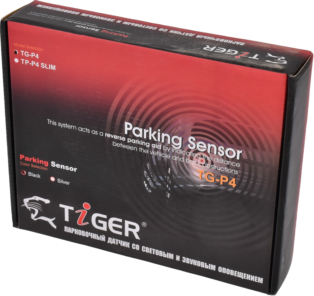 

Парктроник Tiger TG-P4 с черными датчиками 4 шт. PARKINGRADARTGP4BLACK