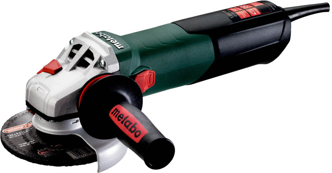 

Болгарка сетевая Metabo WEVA 15-125 Quick 125 мм 84588