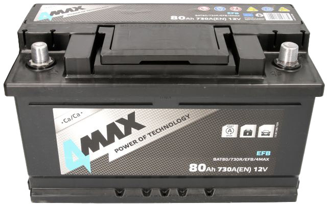 

Аккумулятор 4Max 6 CT-80-R BAT80730REFB4MAX