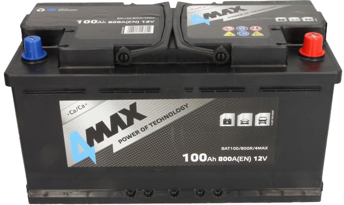 

Аккумулятор 4Max 6 CT-100-R BAT100800R4MAX