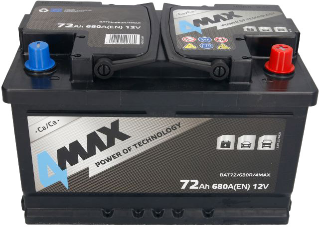 

Аккумулятор 4Max 6 CT-72-R BAT72680R4MAX