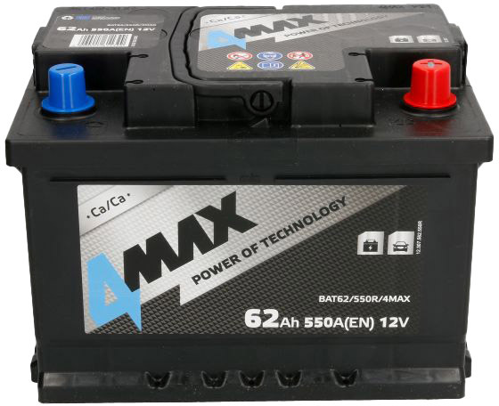 

Аккумулятор 4Max 6 CT-62-R BAT62550R4MAX