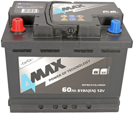 

Аккумулятор 4Max 6 CT-60-L BAT60510L4MAX