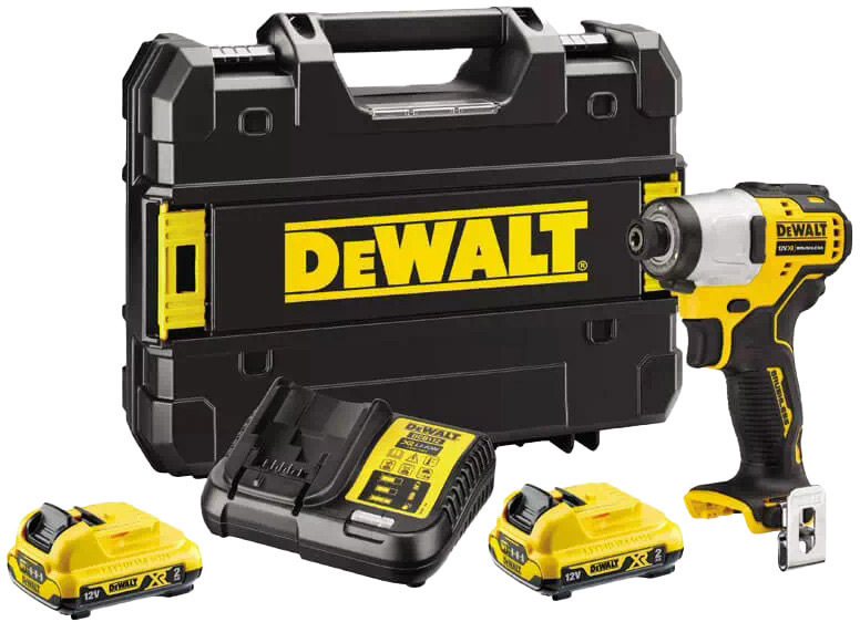 

Шуруповерт DeWALT аккумуляторный DCF801 (2 аккумулятора + ЗУ + чехол) DCF801D2