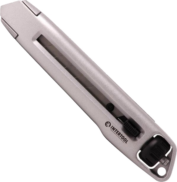 

Нож канцелярский Intertool HT-0512 сегментированное лезвие