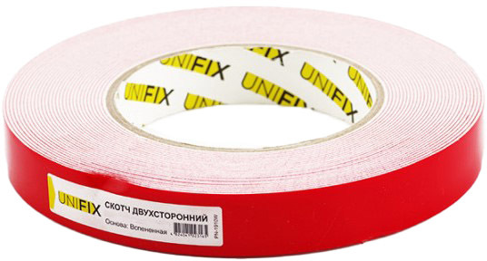 

Двухсторонний скотч UNIFIX PN-1910W полиэтиленовая 19 мм х 10 м