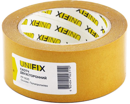 

Двухсторонний скотч UNIFIX PP-5025 полипропиленовая 50 мм Х 25 м