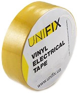 

Изолента UNIFIX ETU-25YELLOW желтый ПВХ 17 мм х 25 м