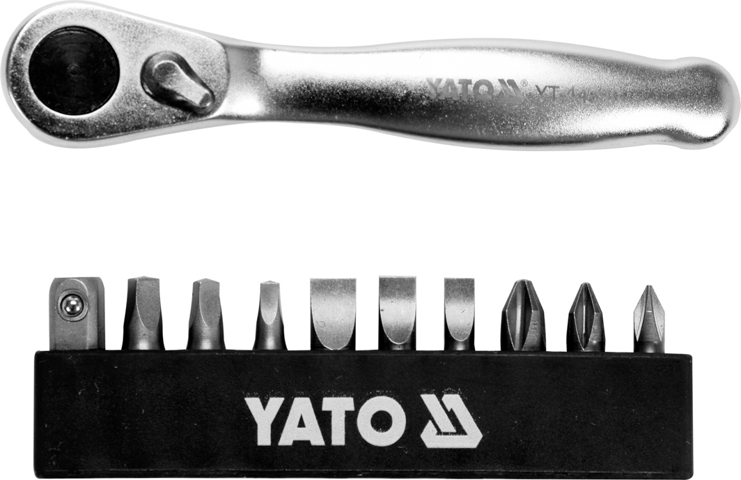 

Набор бит с трещоткой Yato YT-14390 9 шт.