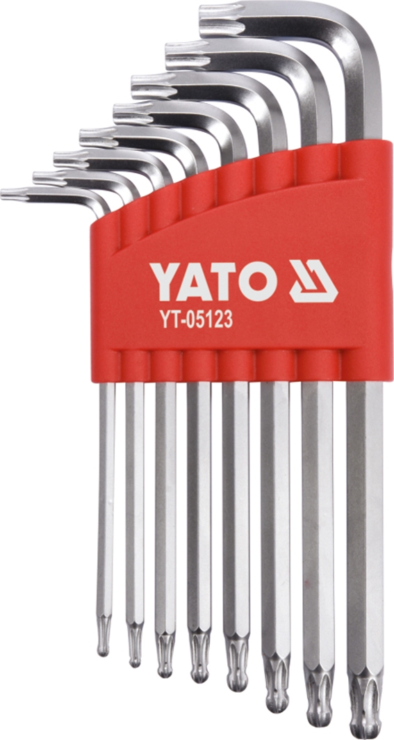 

Набор ключей TORX Yato YT-05123 T9-T40 с шарообразным наконечником 8 шт