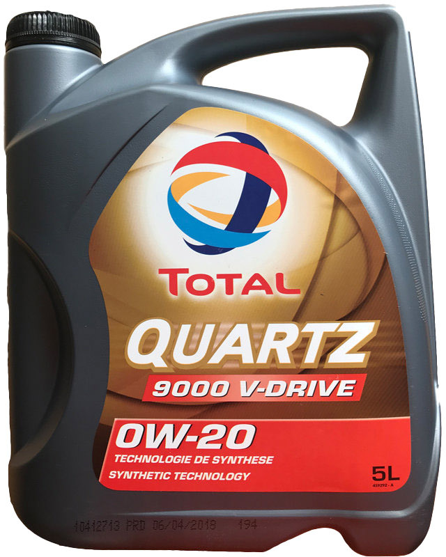 

Моторное масло Total QUARTZ 9000 V-DRIVE 0W-20 синтетическое 202159