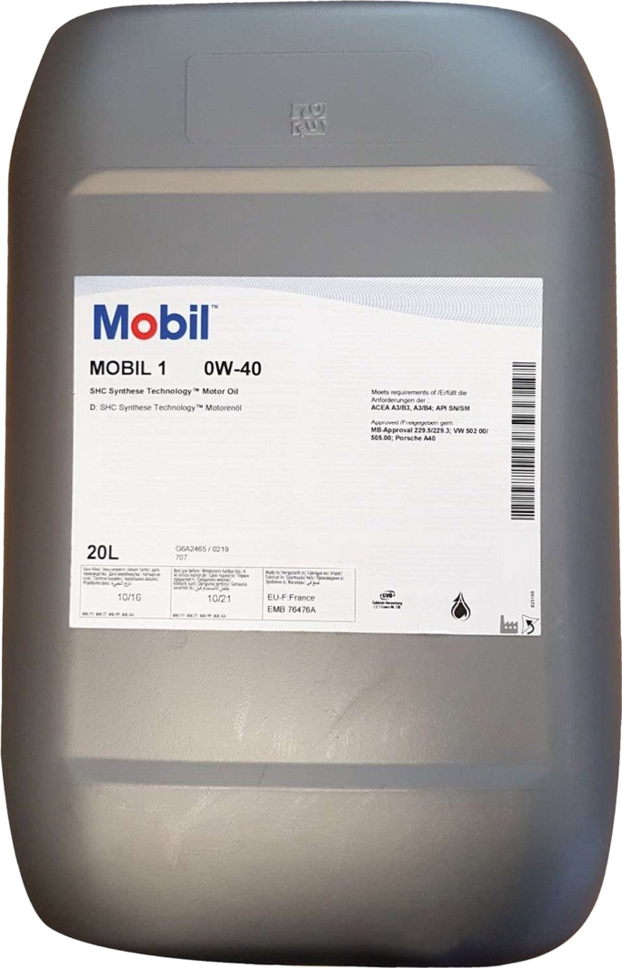 

Моторное масло Mobil 1 FS 0W-40 синтетическое 153689