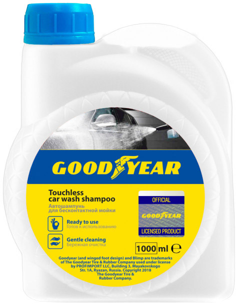 

Концентрат автошампуня Goodyear Touchless Car Wash Shampoo GY000802
