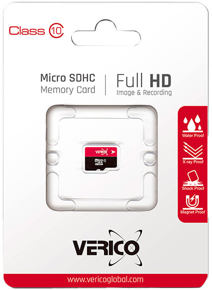 

Карта памяти Verico Full HD microSDHC 8 ГБ 1MCOVMDH883NN