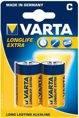 

Батарейка Varta Long Life Extra 4114101412 C 1,5 V 2 шт