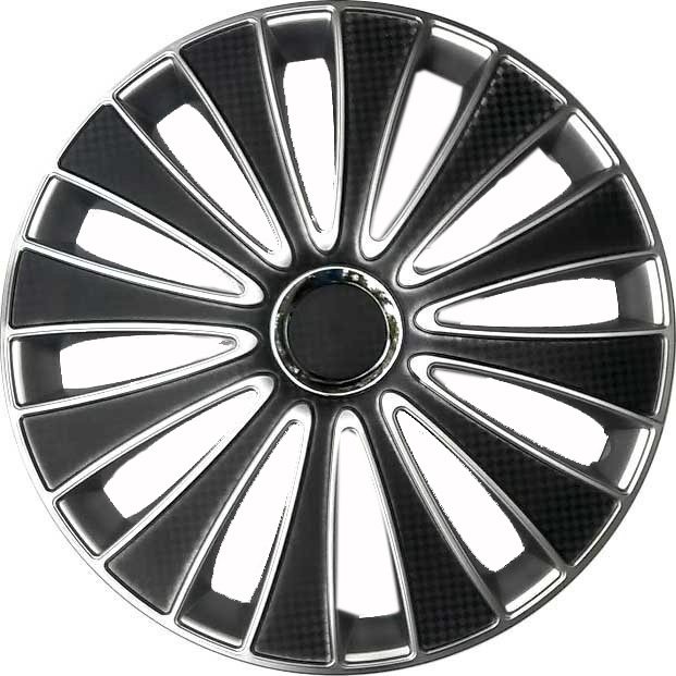 

Комплект колпаков на колеса Star WJ-5059-C цвет черный + серебристый карбоновая 3748