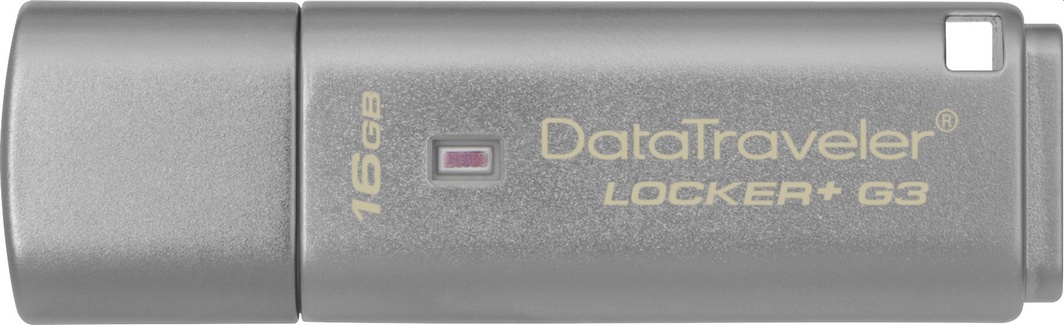 

Флешка Kingston DataTraveler Locker+ G3 16 ГБ DTLPG316GB