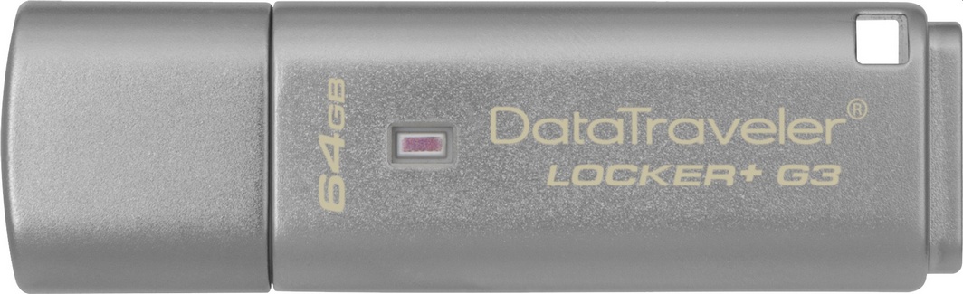 

Флешка Kingston DataTraveler Locker+ G3 64 ГБ DTLPG364GB