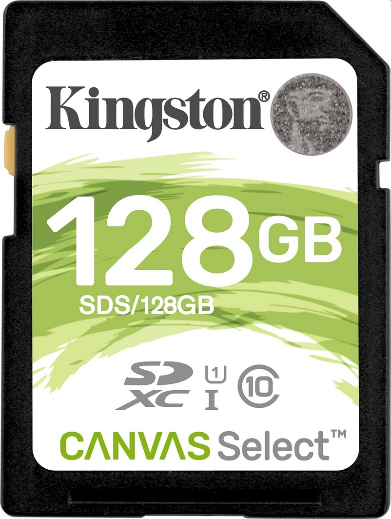 

Карта памяти Kingston Canvas Select SDXC 128 ГБ SDS/128GB