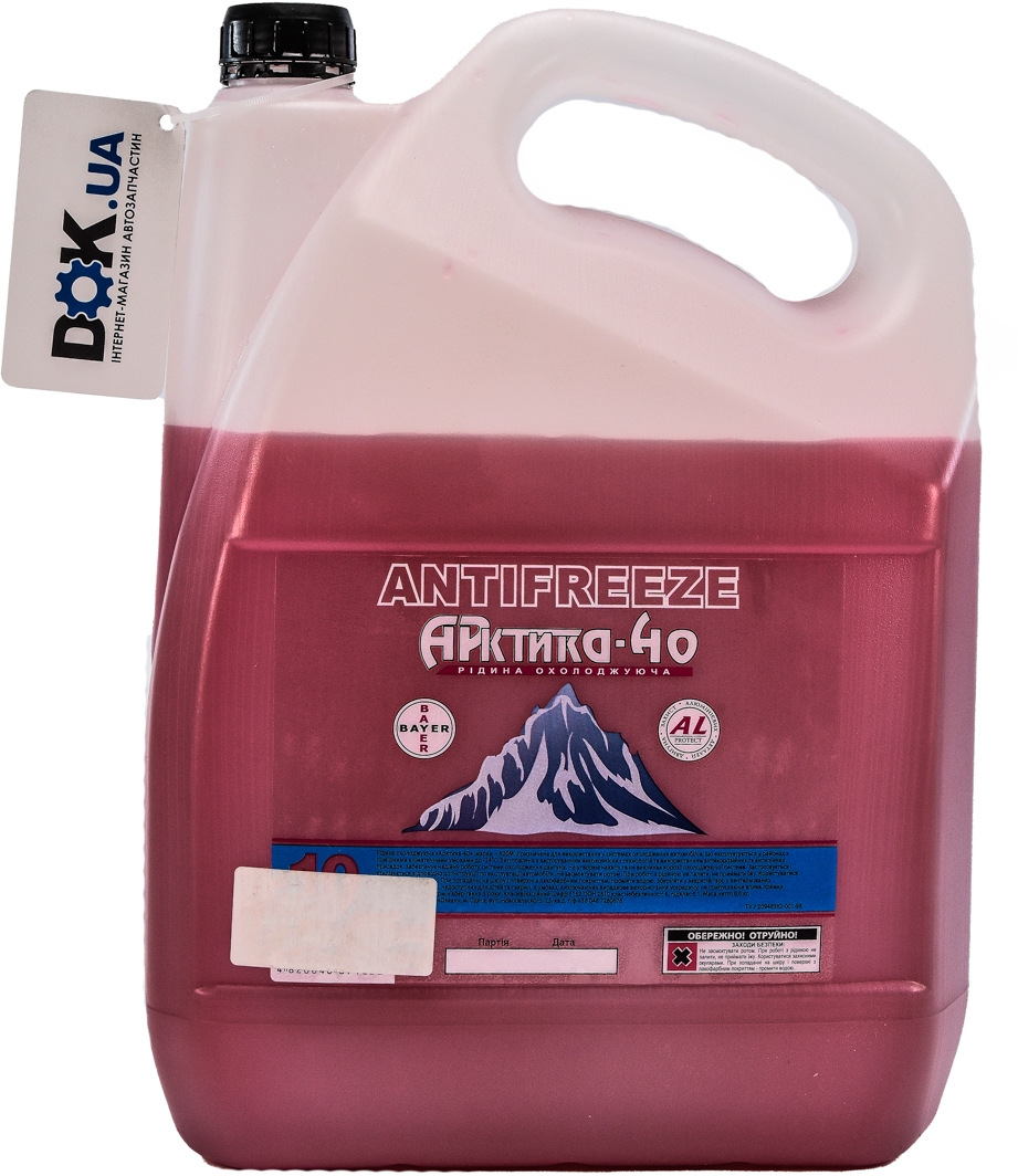 

Антифриз Ocean Арктика-40 -24°C G12 красный 4820046671622