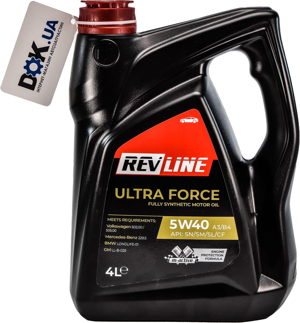 

Моторное масло Revline Ultra Force 5W-40 синтетическое 324643