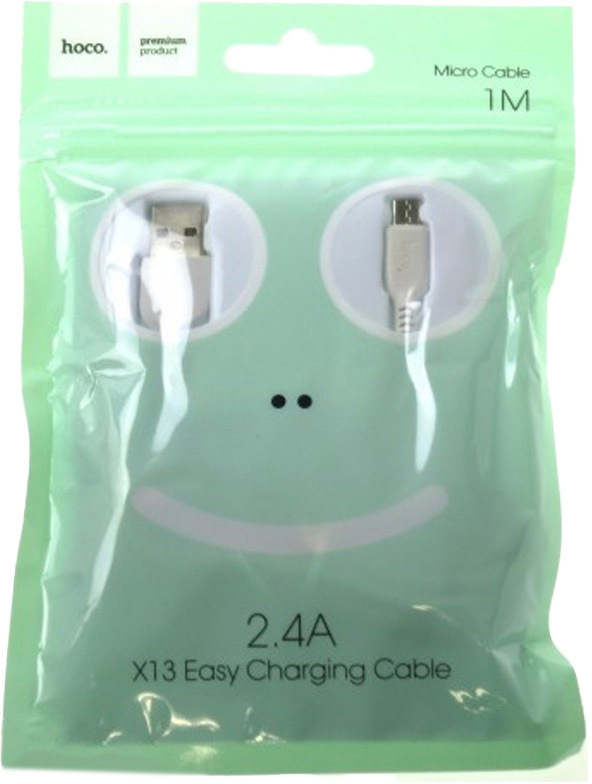 

Кабель Hoco X13 X13MICRO1MWHITE USB - Micro USB 1 м