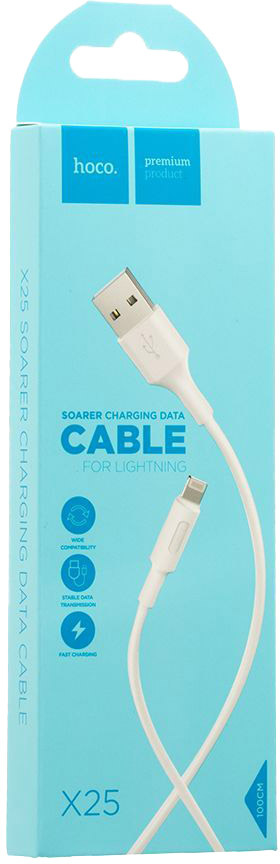 

Кабель Hoco X25 X25LIGHTNINGWHITE USB - Apple Lightning 1 м