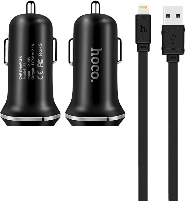 

USB зарядка в авто Hoco Z1 63312