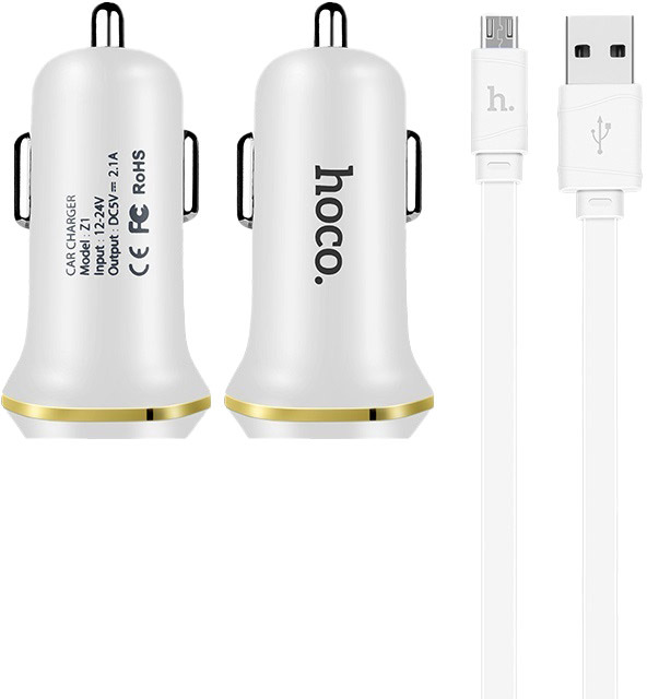 

USB зарядка в авто Hoco Z1 73248