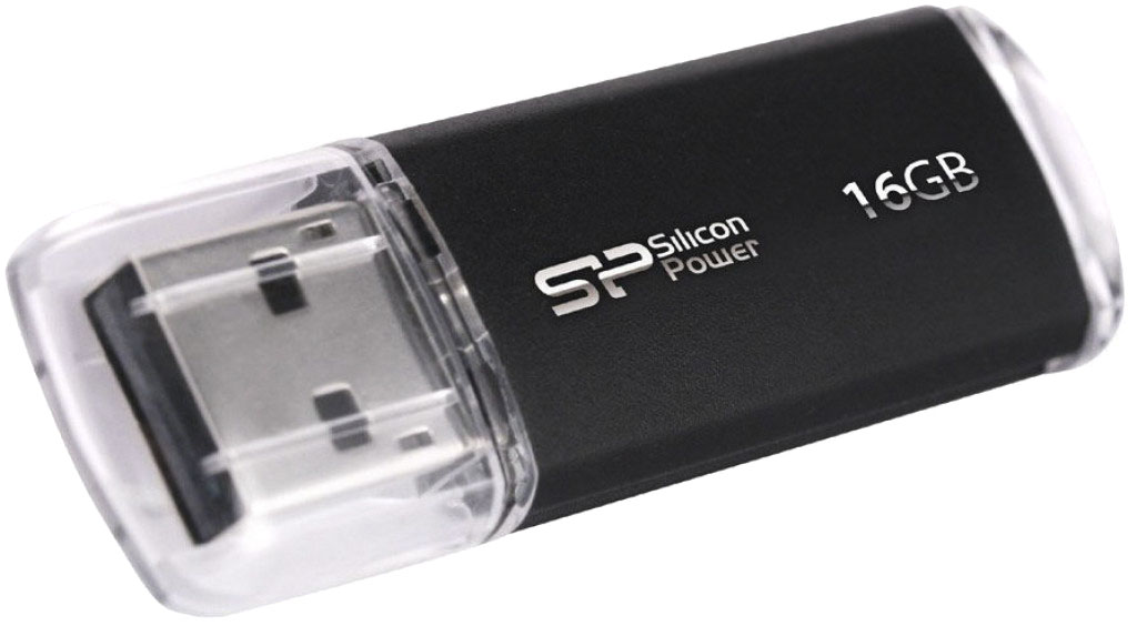 

Флешка Silicon Power Ultima Ⅱ I-Series Black 16 ГБ SP016GBUF2M01V1K