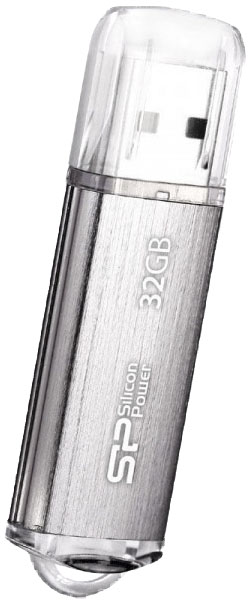 

Флешка Silicon Power Ultima Ⅱ I-Series Silver 32 ГБ SP032GBUF2M01V1S