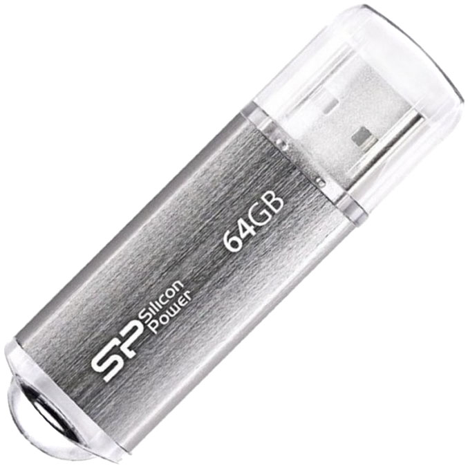 

Флешка Silicon Power Ultima Ⅱ I-Series Silver 64 ГБ SP064GBUF2M01V1S