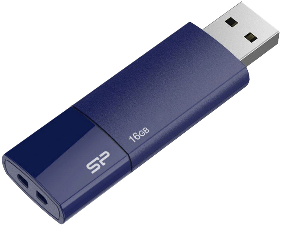 

Флешка Silicon Power Ultima U05 Deep Blue 16 ГБ SP016GBUF2U05V1D