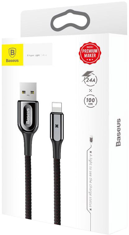 

Кабель Baseus X-type Light CALXD-B01 USB - Apple Lighting 1 м