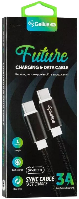 

Кабель Gelius Future GP-UTC01 USB type-C - USB type-C 1 м