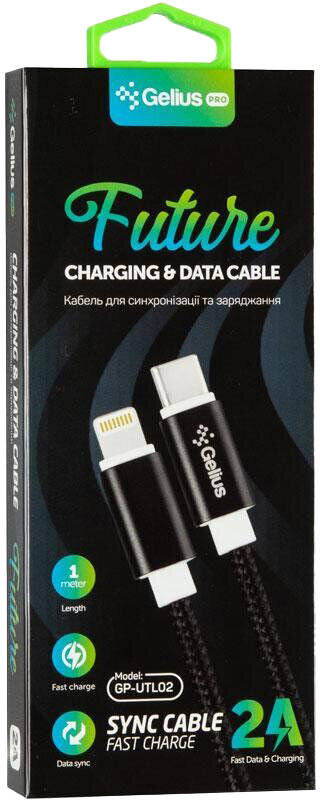 

Кабель Gelius Future GP-UTL02 Apple Lightning - USB type-C 1 м