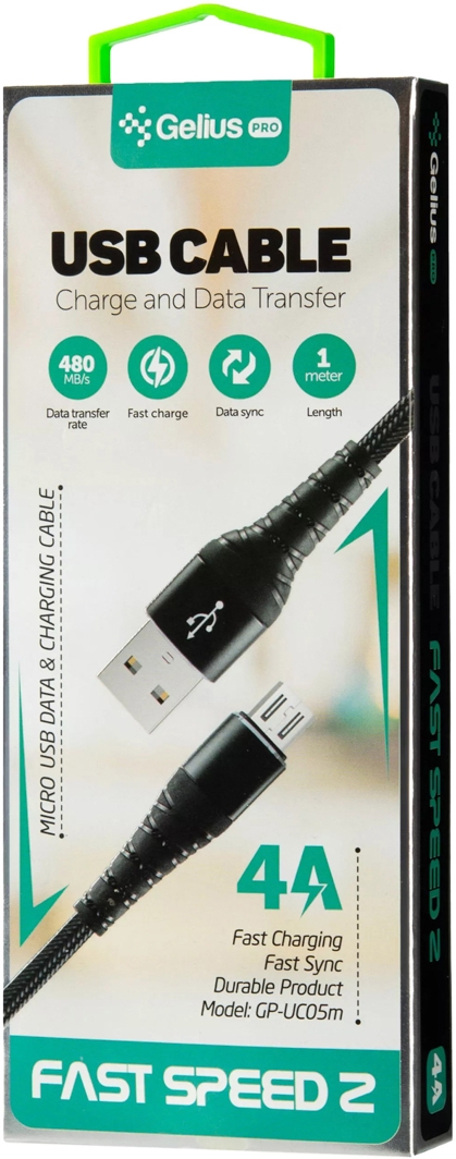 

Кабель Gelius Fast Speed 2 GP-UC05M USB - Micro USB 1 м