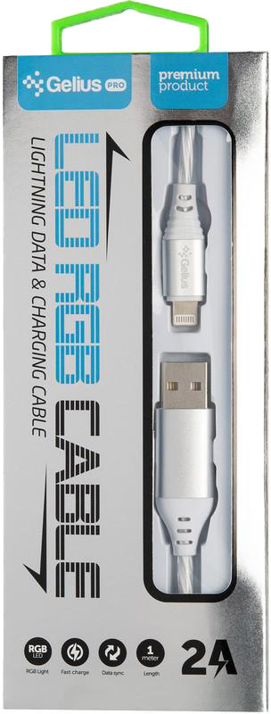 

Кабель Gelius LED RGB GP-UC06I USB - Apple Lighting 1 м