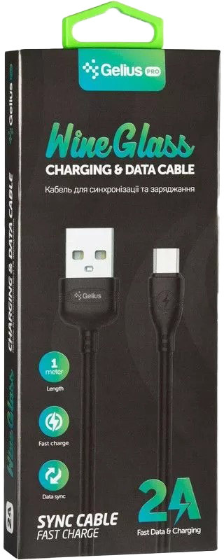 

Кабель Gelius Wine Glass 74866 USB - Apple Lightning 1 м