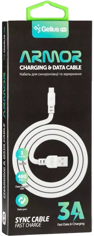 

Кабель Gelius Armor 74861 USB - Apple Lightning 1 м