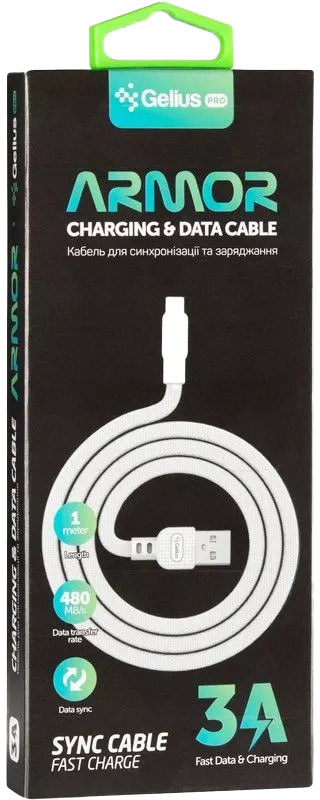 

Кабель Gelius Armor 74863 USB - USB type-C 1 м
